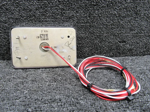 10-0246-63 Grimes No Smoking, Fasten Belts Sign (Volts: 28)