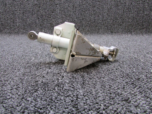 0310293-7 Cessna 320 Rudder Trim Tab Actuator has Mount, Guard and Clamps