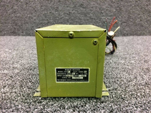 1U066-01 (Alt: 551-216) Bendix 204A Marker Receiver (Volts: 14, 28)
