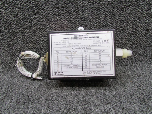 SSD120-30 TCI Solid State Altitude Digitizer with Tray (14 or 28V)