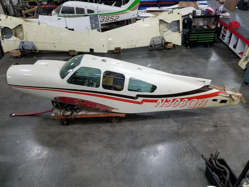 Beechcraft 95-C55 Fuselage Assy W/ Data Tag, Airworthiness, & Log Books BAS Part Sales | Airplane Parts