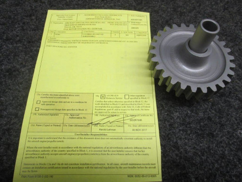 LW-10296 Lycoming IO-360 Crank Gear & Shaft w/8130-3 BAS Part Sales | Airplane Parts