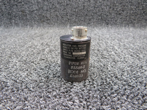 66750-0120 Piper PA31T Aerosonic Fuel Pressure Indicator BAS Part Sales | Airplane Parts