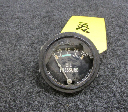 2525-5-262 Rochester Oil Pressure Indicator (CORE) BAS Part Sales | Airplane Parts