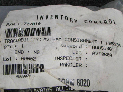 Does Not Apply 707910 Housing Assembly NEW OLD STOCK SA