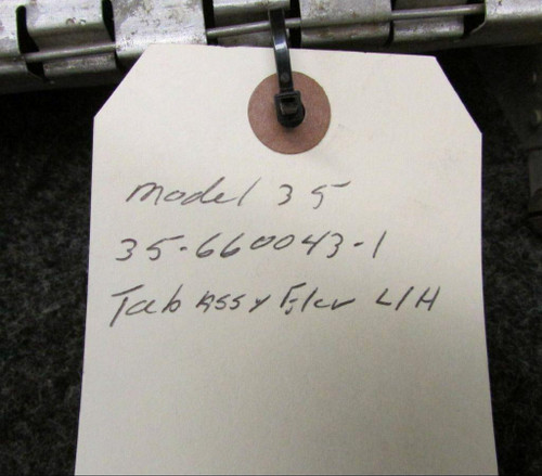 35-660043-1 Beech 35 Tab Assembly Elevator LH (SA) BAS Part Sales | Airplane Parts