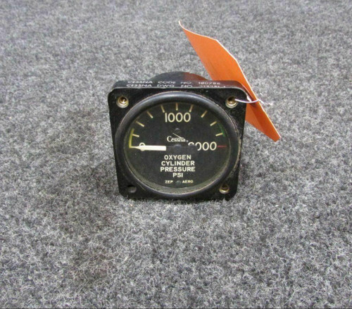 180788 Zep Aero Cossna Oxygen Cylinder Pressure PSI Indicator BAS Part Sales | Airplane Parts