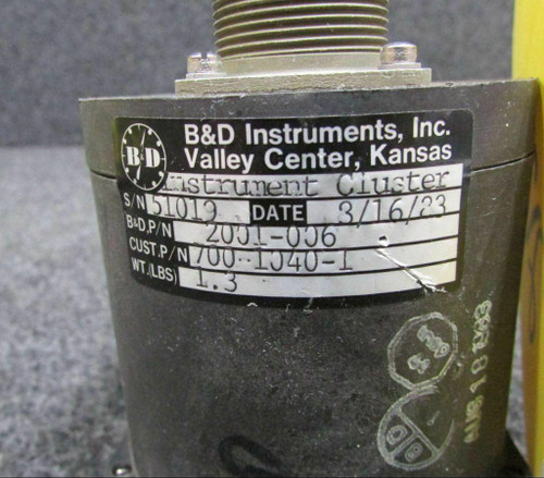 Does Not Apply 2001-006 BandD Inst Instrument Cluster Ind