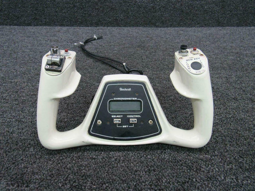 Beechcraft 60-524080-13 Beech 58 Control Wheel LH W/ Trim, Mic, AP Disc, Map and Chronometer