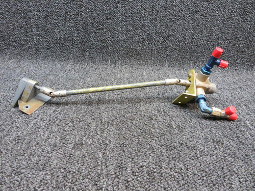 Aero Commander 680FL Fuel Selector Valve W/ Shaft and Handle