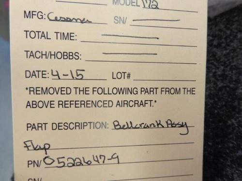 0522647-9 Cessna 172 Bellcrank Assembly Aileron