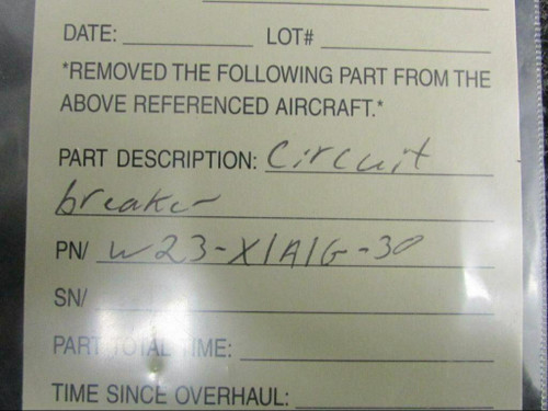 Does Not Apply W23-X1A1G-30 Circuit Breaker 30 AMP