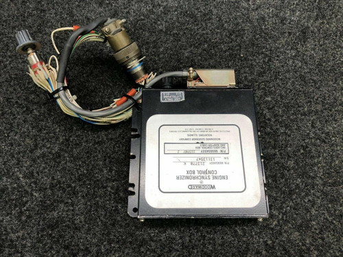 Woodward 213778-K Cessna Citation 500 Woodward Engine Synchronizer Control Box V28