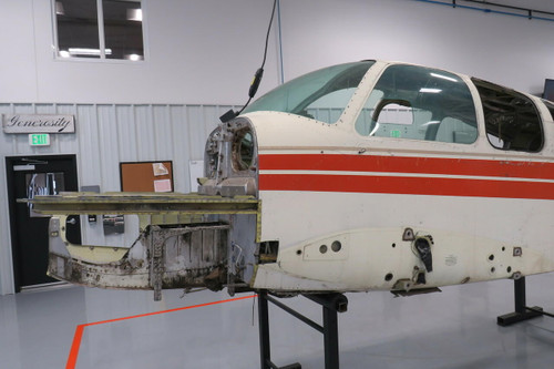 Beechcraft Beech Bonanza V35B Fuselage w/ Bill of Sale, Data Tag, and Log Books