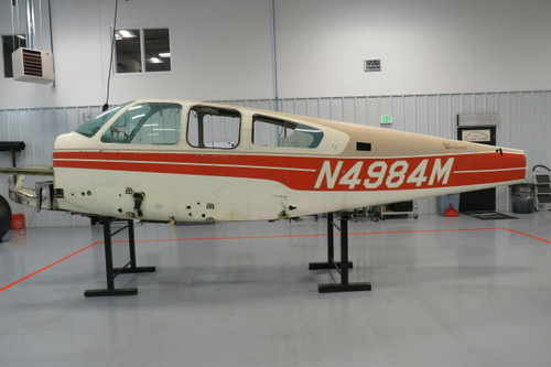 Beechcraft Beech Bonanza V35B Fuselage w/ Bill of Sale, Data Tag, and Log Books