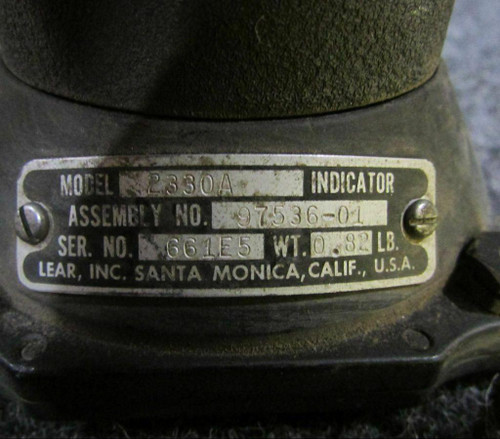 2330-A Lear Radio Compass Indicator (CORE) BAS Part Sales | Airplane Parts