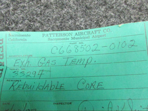 ALCOR C668502-0102 UseC668532-0101 Alcor Mixture Control Indicator CORE SA