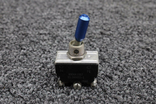 Beechcraft 8906K1067 Alt 35-380053-1 Beech 58P Toggle Switch Assembly Blue, Volts 28
