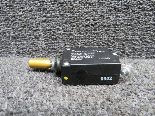 W31-X1016-20 Tyco Toggle Circuit Breaker (Amps: 20) (Gold)