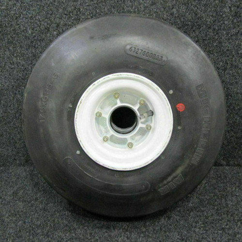 BF Goodrich 3-1076 Piper PA-31T BF Goodrich 6.25 X 6 Wheel Assembly W/ Michelin Tire C20