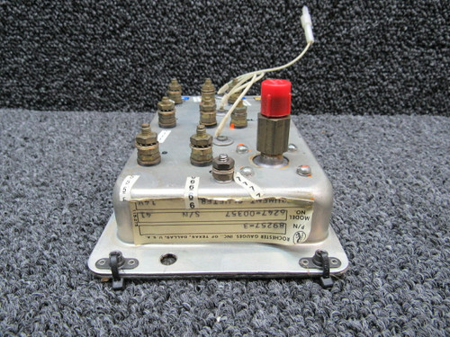 Rochester 89257-3 Piper PA28R-201 Rochester Instrument 6247-00357 Cluster Assembly Volts 14