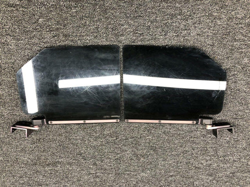 R1180003-0 Cessna T210F Rosen Sun Visor Assembly Set BAS Part Sales | Airplane Parts