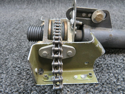 Cessna 1261462-1 WEU 1264162-6 Cessna T210M Bungee Assembly Rudder Trim W/ Brackets and Chain