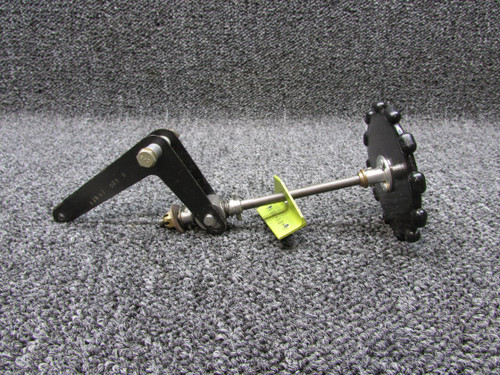 82839-002, 82988-002 Piper PA46-350P Rudder Trim Wheel Assembly  with Bellcrank