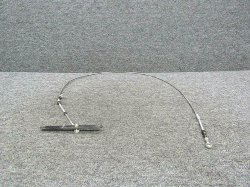 46135-509 Rockwell 112A Propeller Control Cable Assy 55 1/2" BAS Part Sales | Airplane Parts