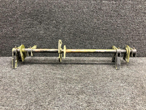 Cessna 5115266-5 Cessna 402C Elevator Interconnect Control Tube Assembly W/ Quadrant, Arm and Pad Bearing