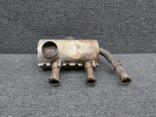 0550176-55 Cessna 172D Exhaust Stack Assembly LH BAS Part Sales | Airplane Parts