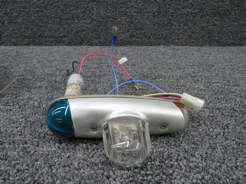 Whelen A600-PG-14 USE 01-0790006-00 Whelen Wing Tip Strobe Light Assembly Green 14V