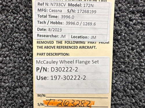 D30222-2 (USE: 197-30222-2) McCauley Wheel Flange Set