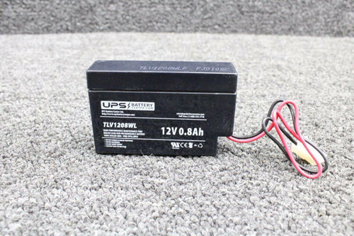 UPS Battery TLV1208WL Cessna 162 UPS Rechargeable Battery Volts 12, Amp Hours 0.8