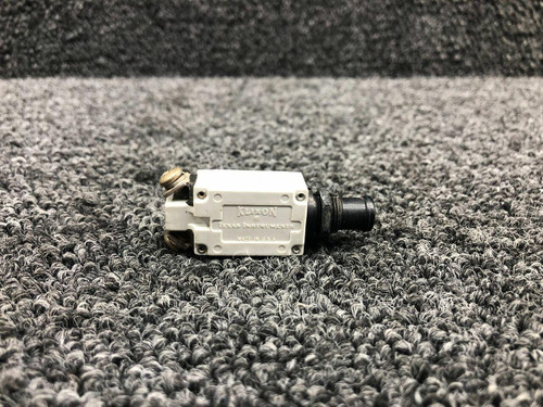 7277-5-15 Cessna 320 Klixon Push Breaker Switch Assembly (28V, 15A) BAS Part Sales | Airplane Parts