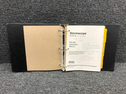 WX-900 Beechcraft H35 BF Goodrich Stormscope Installation Manual BAS Part Sales | Airplane Parts