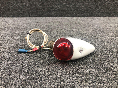 Beechcraft AN3033-1 ALT A1285R12 Beechraft 23 Navigation Light Assembly RH Red 14V