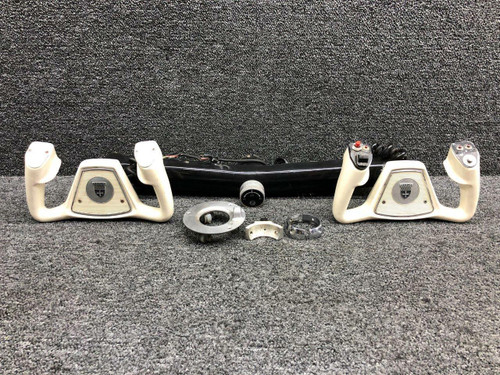 Beechcraft 36-524021-3 Beechcraft A36TC Dual Control Yoke Assy W/ Arm, Switches, and Collar
