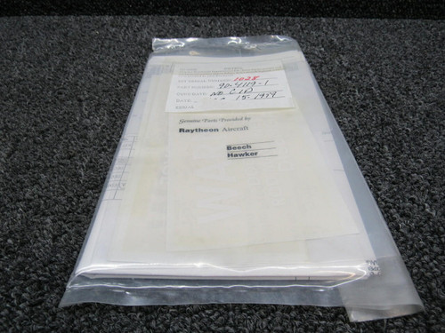 90-4119-1 Beechcraft King Air Placard Kit Baggage Door (NEW OLD STOCK) (SA) BAS Part Sales | Airplane Parts