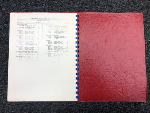 1956 Lycoming GSO-480-A Parts Catalog