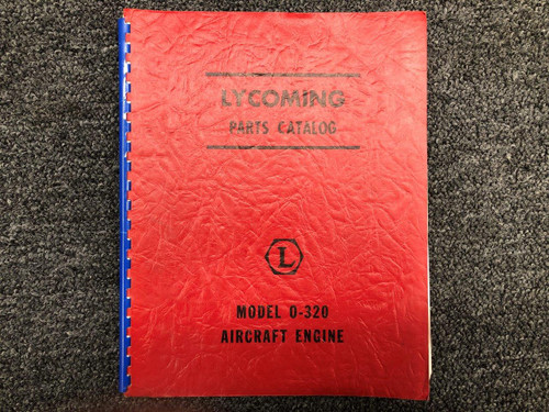 1956 Lycoming O-320 Parts Catalog