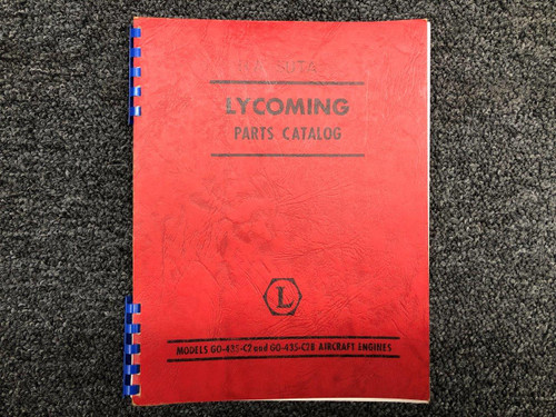 1953 Lycoming GO-435-C2 / GO-435-C2B Parts Catalog