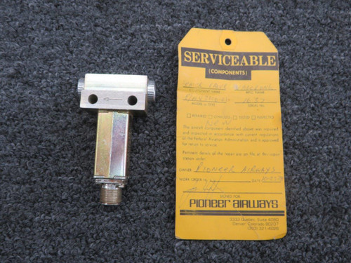 V2800-01 Valcor Shut Off Valve W/ Serviceable Tag (Volts: 28) (NEW OLD STOCK) BAS Part Sales | Airplane Parts