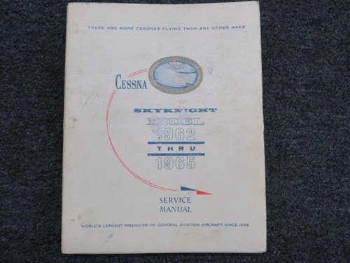 1964 Cessna Skynight 1962-1965 Service Manual