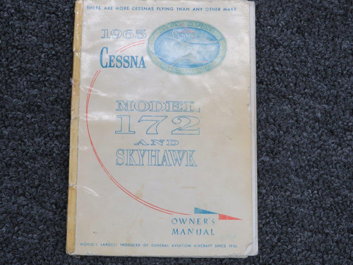 1965 Cessna 172 & Skyhawk Owners Manual
