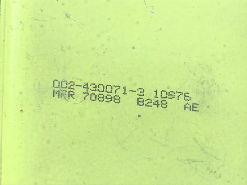 002-430071-3 Beechcraft 58 Brake Relay Bracket Assembly BAS Part Sales | Airplane Parts