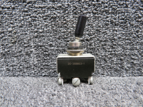 512TS1203-3 (Alt: 35-380053-1) Micro Switch Toggle Switch Assembly (15A) (Black)