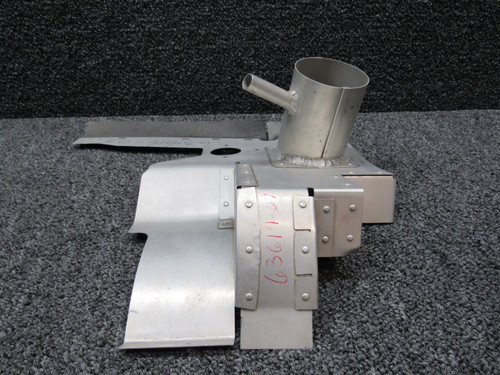 63616-009 Piper Engine Baffle RH Rear (NEW OLD STOCK) (SA)