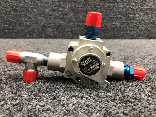 23640-5 Piper PA34-200T Scott 3 Way Fuel Valve Assembly