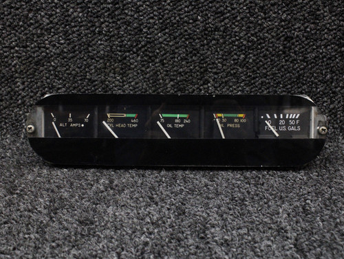 06205-002 Piper PA34-200T Engine Gauge Cluster Assembly (Volts: 14)
